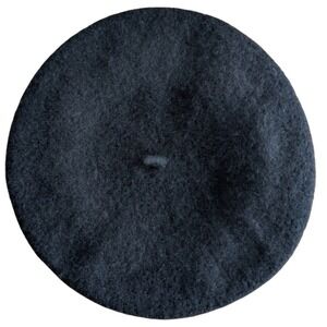 My Basic Black 100% Wool Beret New With‎ Tags